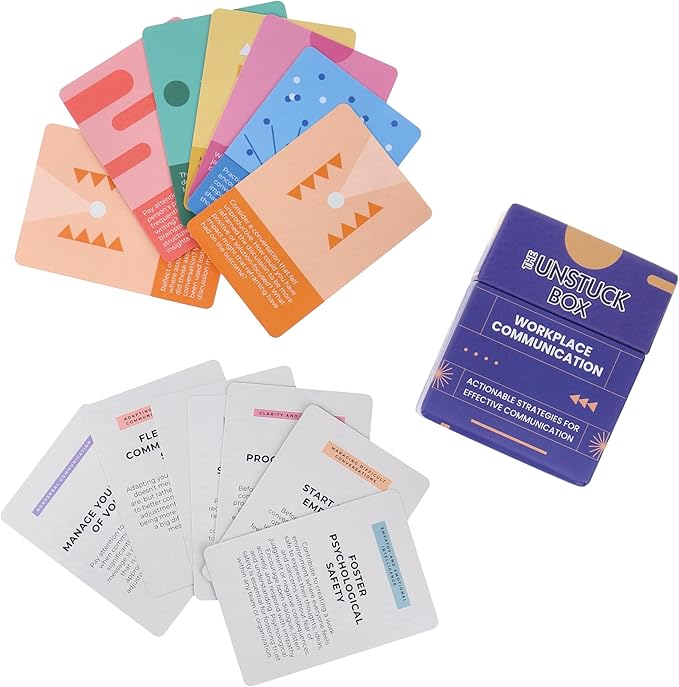 Workplace Communication Cards, Strategic Communication Training Toolkit, Professional Development Card Deck