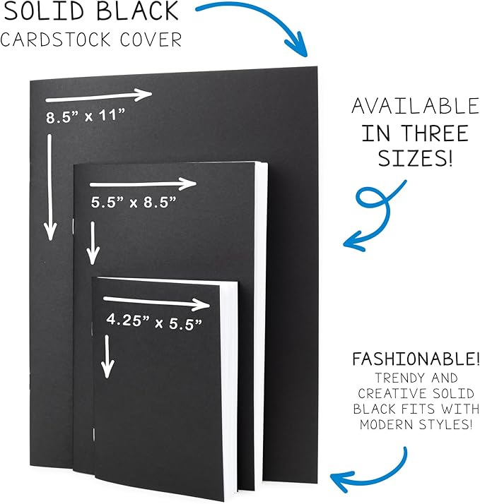 Hygloss Blank Books - Bulk 50 Pack – 4.25" x 5.5" A6 Kraft Paperback Blank Books for Kids to Write Stories, Doodle, Arts & Crafts – Plain Drawing Sketchbook, Unlined Journal, Notebook Without Lines