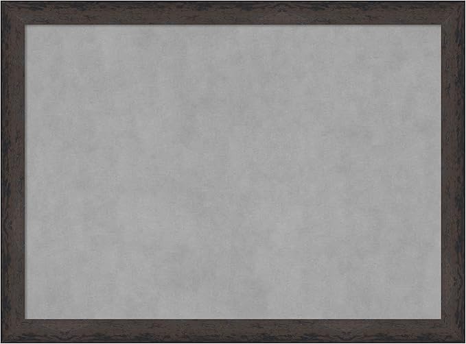 Amanti Art Black Framed Magnetic Board 23x31 Medium Vision Board for use with Magnets, 100% Metal Sheet to Display Items as Office Decor or for Home Organization in mudroom, Kitchen or Kids Room