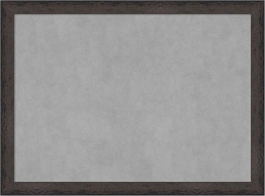 Amanti Art Black Framed Magnetic Board 23x31 Medium Vision Board for use with Magnets, 100% Metal Sheet to Display Items as Office Decor or for Home Organization in mudroom, Kitchen or Kids Room