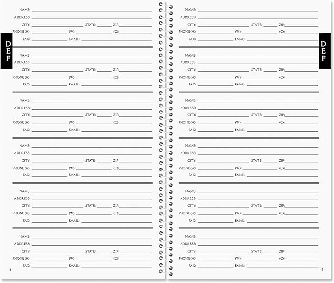 Current Parisian Postcard Address Book-94 Pages; Small 5" x 8-1/2" Size for Purse or Office,Spiral Bound Soft Cover Organizer for Contacts,Addresses, Email, & Phone Numbers + 50 Replacement Stickers
