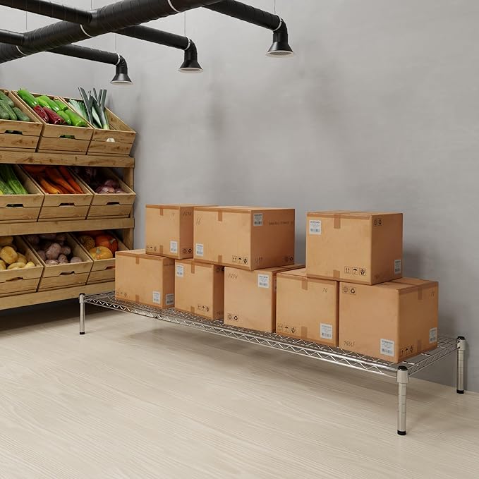 Regal Altair 21" Deep x 72" Wide x 8" Height Wire Shelving Kit | 1-Tier | NSF Commercial Storage Rack Unit