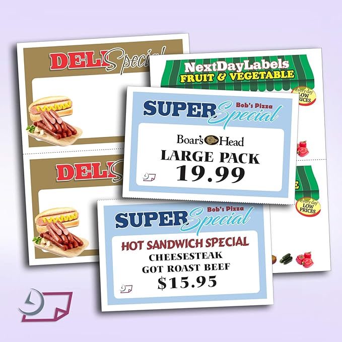 NextDayLabels - Letter Size White Perforated Blank Post Card Cardstock, 75 lb Cover Stock (203 gsm) 2 per Page, Cards Measure 8.5" X 5.5", Inkjet/Laser Compatible - 250 Sheets / 500 Cards