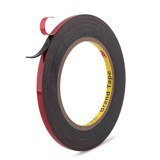 Automotive Acrylic Plus Attachment Tape 0.24" x 18Ft Made of 3M Double Sided Tape PT1100 Heavy Duty for Moldings Claddings Panels Pads and Other Car Automotive Applications