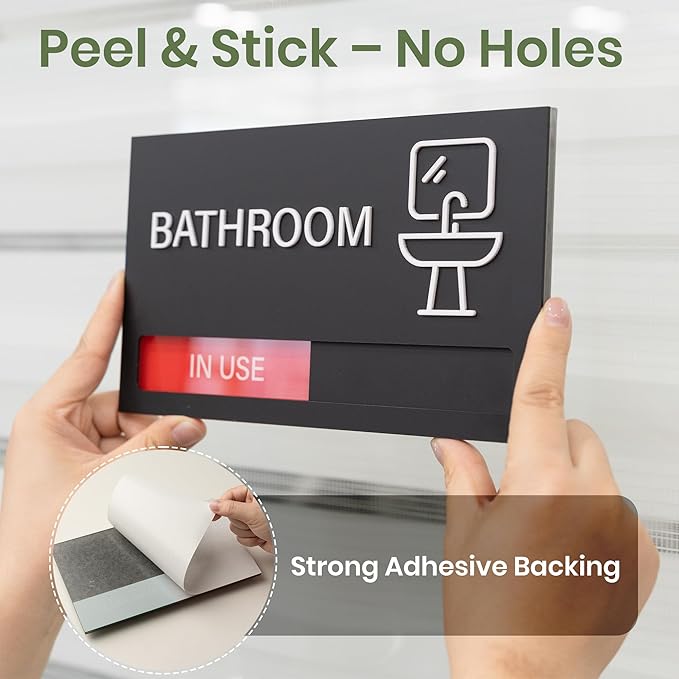 Studio Room Door Sign, Do Not Disturb Signs, In Use Available Office Slider Signs, Recording in Progress Business Sign, Privacy Indicator Tells Whether Studio Vacant or Occupied