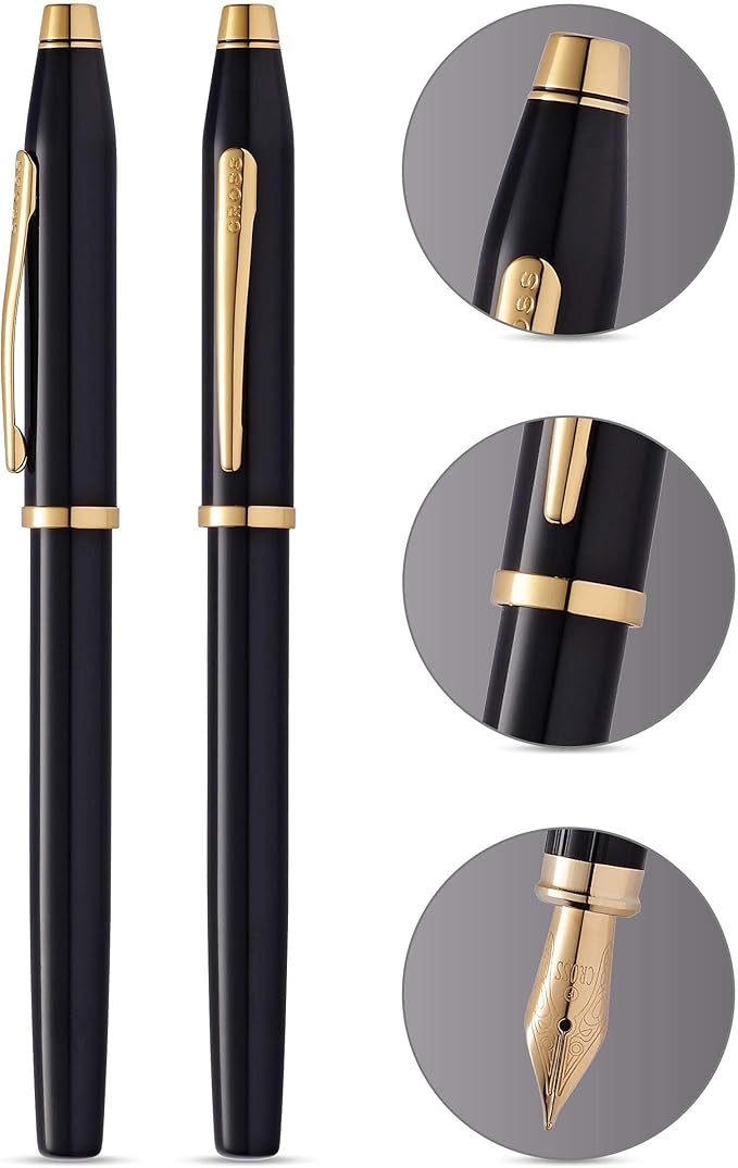 Cross Century II Translucent Cobalt Blue Lacquer Ballpoint Pen
