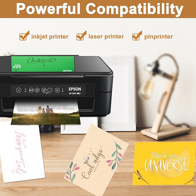 Silunkia 28 Sheets Shimmer Yellow Cardstock 8.5 x 11 Craft Paper, 250gsm/92lb Thick Printer Paper Card Stock for DIY Making Cards, Office, Scrapbooking, Invitations, Memos, Wedding