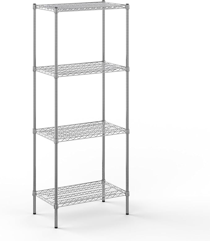 Regal Altair 18" Deep x 30" Wide x 74" Height Wire Shelving Kit | 4-Tier | NSF Commercial Storage Rack Unit