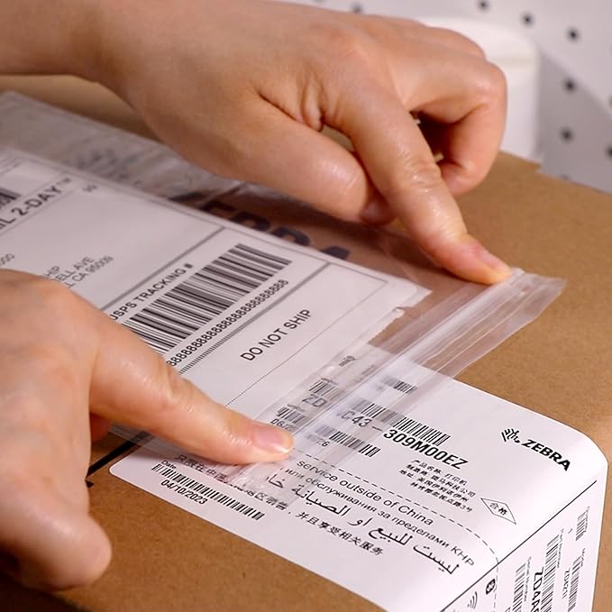 iMailer - 200 Pack 9.5"x 12" Packing List Envelopes -Resealable Adhesive Plastic Pouches for Shipping Labels and Document
