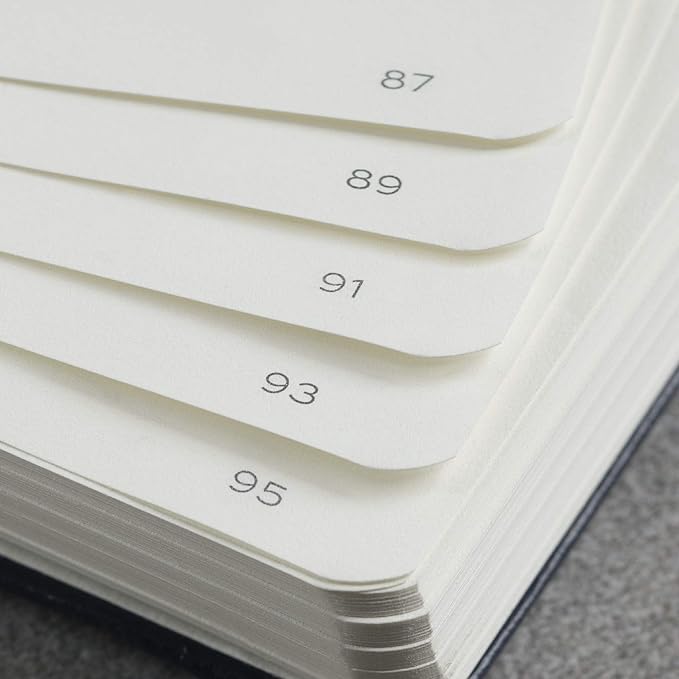 LEUCHTTURM1917 - Notebook Hardcover Master Classic A4+ - 235 Numbered Pages for Writing and Journaling (Navy, Ruled)