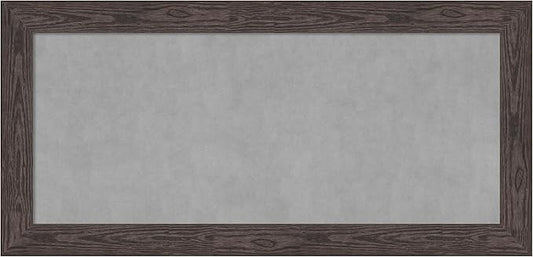 Amanti Art Black Framed Magnetic Board 26x54 Oversize Vision Board for use with Magnets, 100% Metal Sheet to Display Items as Office Decor or for Home Organization in mudroom, Kitchen or Kids Room