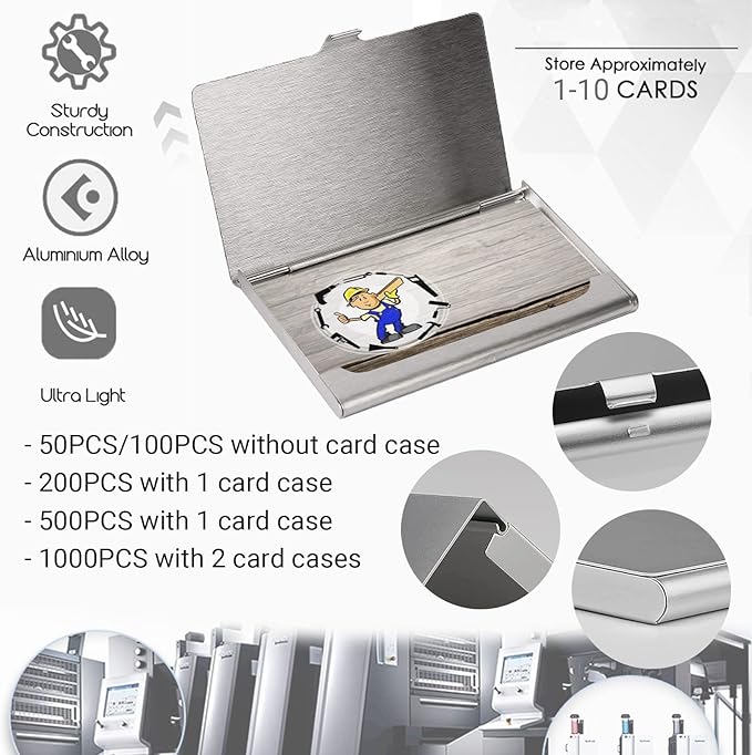 Custom Business Cards Double-Sided Personalized Stationery | Professional 300GSM Matte Paper for Small Business | 3.5x2 Inch