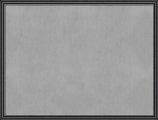 Amanti Art Black Framed Magnetic Board 19x25 Medium Vision Board for use with Magnets, 100% Metal Sheet to Display Items as Office Decor or for Home Organization in mudroom, Kitchen or Kids Room
