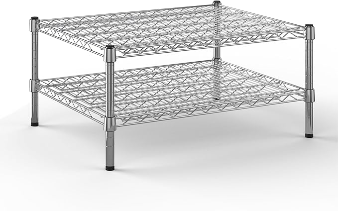 Regal Altair 24" Deep x 30" Wide x 14" Height Wire Shelving Kit | 2-Tier | NSF Commercial Storage Rack Unit