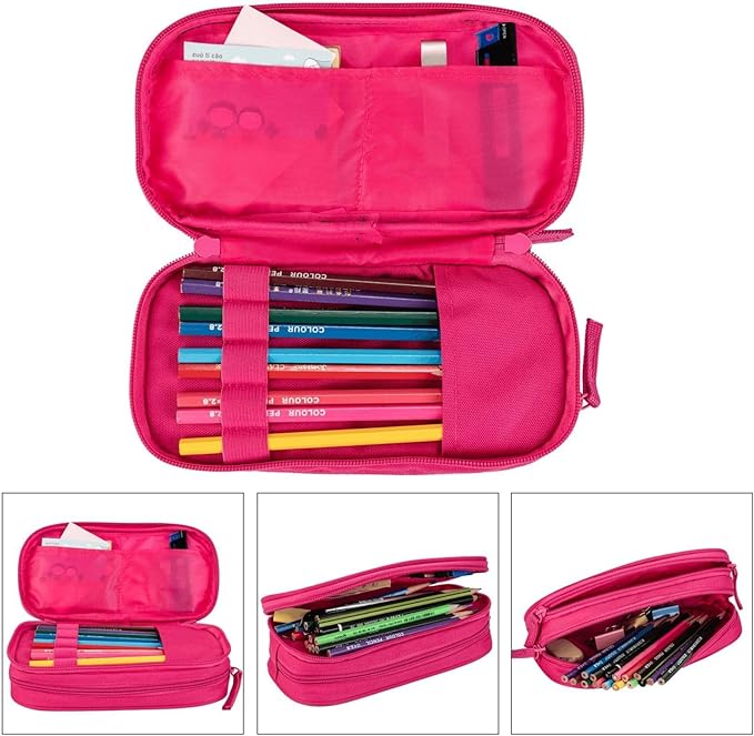 Nigmuye Custom Pencil Case Personalized Add Photo Text Pen Bag Large Capacity Zipper Pencil Box for Office Travel Graduation Gifts