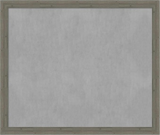Amanti Art Grey Framed Magnetic Board 45x53 Oversize Vision Board for use with Magnets, 100% Metal Sheet to Display Items as Office Decor or for Home Organization in mudroom, Kitchen or Kids Room