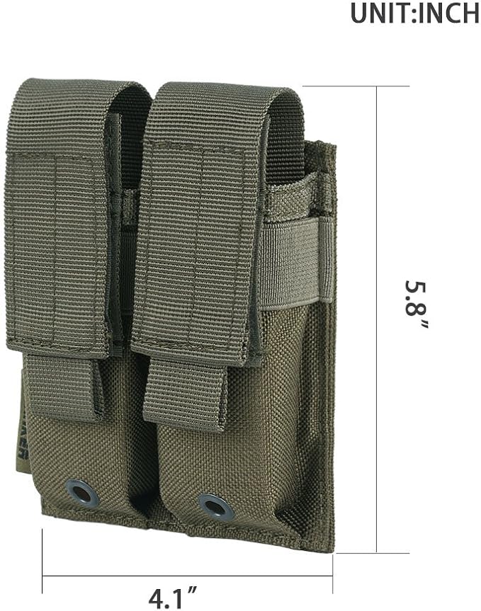 EXCELLENT ELITE SPANKER Molle Single/Double Pistol Mag Pouch Tactical Magazine Pouch Tool Organizer Holder