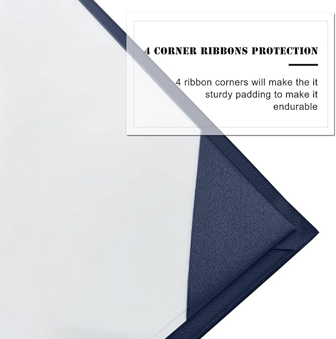 Diploma Cover 8.5” x11” Diploma Holder of Graduation Leatherette Padded Certificate（Tent Style),5-Pack