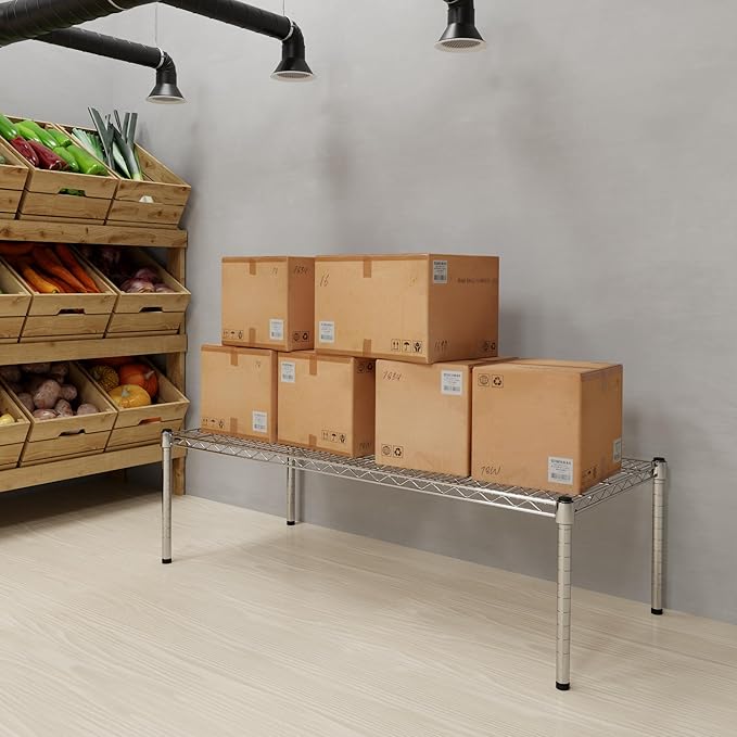Regal Altair 21" Deep x 48" Wide x 14" Height Wire Shelving Kit | 1-Tier | NSF Commercial Storage Rack Unit