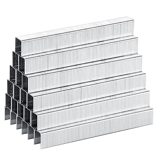 meite T-50 Stainless Steel Staples Marine, 9/16 Inch Heavy Duty Staples for Staple Gun - 20 Gauge 3/8 Inch Crown T-50 Upholstery Staple for Salt Water, Marine Applications (1 Case)