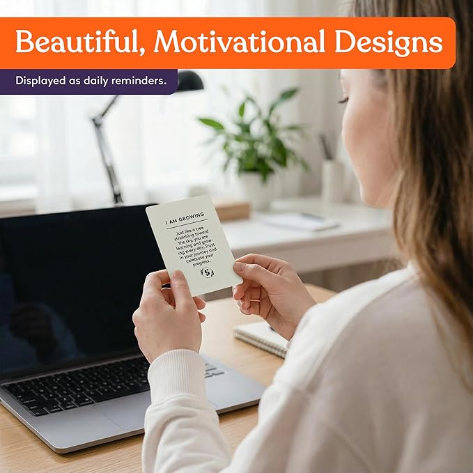 Special Supplies 101 Mindfulness & Meditation Cards Daily Self Care Kit for Stress & Anxiety Relief Relaxation Gifts for Teens and Adults Motivational Cards for Women -Positive Affirmations
