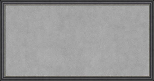 Amanti Art Black Framed Magnetic Board 13x25 Small Vision Board for use with Magnets, 100% Metal Sheet to Display Items as Office Decor or for Home Organization in mudroom, Kitchen or Kids Room