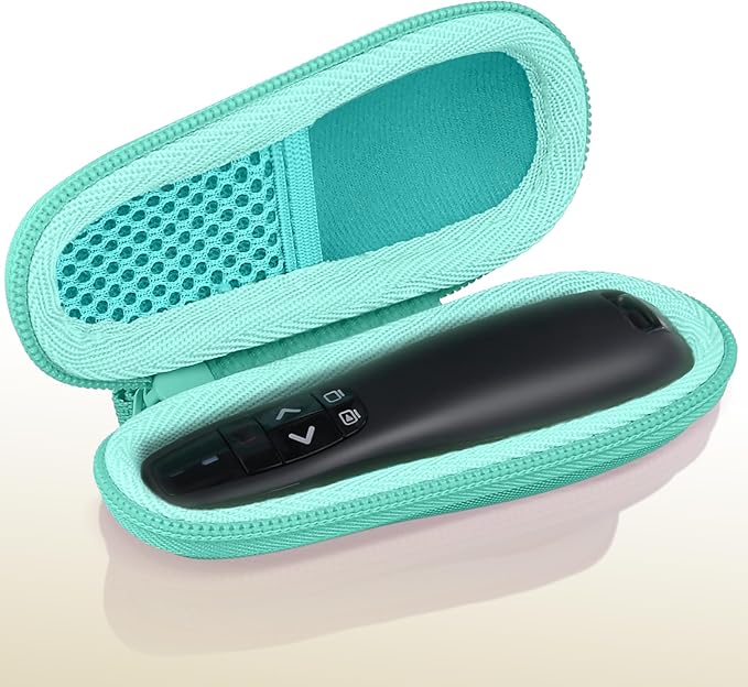 co2CREA Hard Case Replacement for Logitech Wireless Presenter R400 Presentation Remote Clicker Pointer (Mint Green Case)