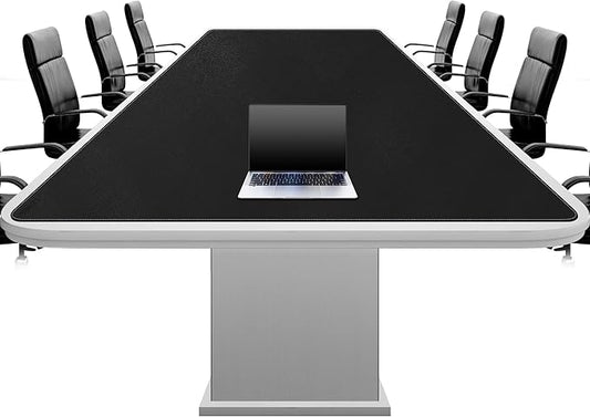 CENNBIE MAX220 86.6" x 39.4" Leather Desk Mat Protector, Extra Large Leather Desk Pad for Full Desk - XXL Super Large Mouse Pad (Black)
