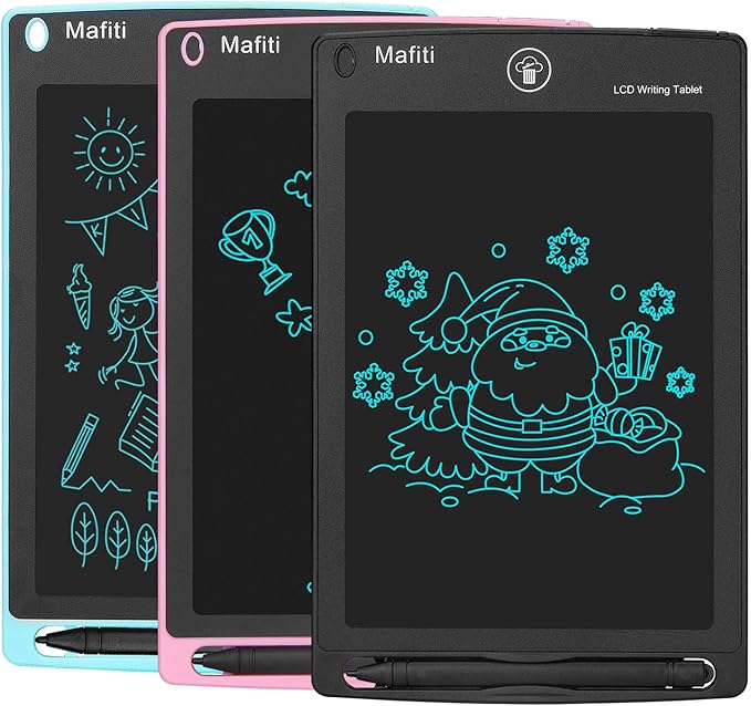 Mafiti 3 Pack LCD Writing Tablet 8.5 Inch Electronic Drawing Pads Doodle Board Travel Toys for Kids Portable Ewriter Gifts for Boys Girls 3 4 5 6 Year Old