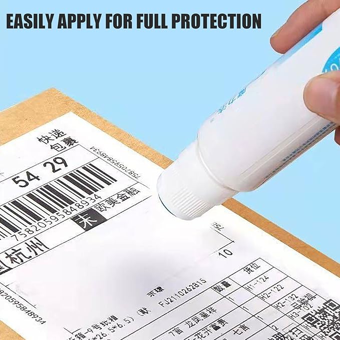 Liquid paper Correction Fluid|Thermal Paper Data Protection Fluid - Anti-Leakage Data Fluid - Roller Stamper Correction Fluid Security Stamp For Theft Protection, Personal Information Black out