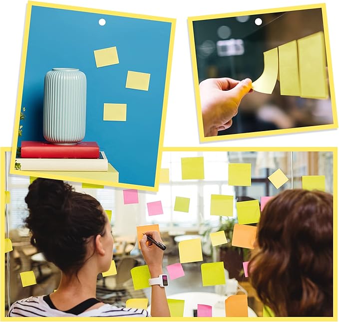 2400 Sheets Sticky Notes - 2 x 1.5 Notes Pads, Small Self-Adhesive Notes, Yellow Self-Stick Pads for Office Supplies, School, Home (24 Pack)