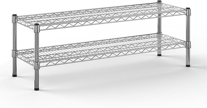 Regal Altair 14" Deep x 42" Wide x 14" Height Wire Shelving Kit | 2-Tier | NSF Commercial Storage Rack Unit