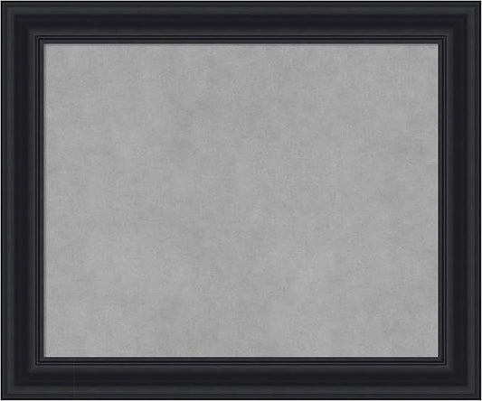 Amanti Art Black Framed Magnetic Board 20x24 Small Vision Board for use with Magnets, 100% Metal Sheet to Display Items as Office Decor or for Home Organization in mudroom, Kitchen or Kids Room