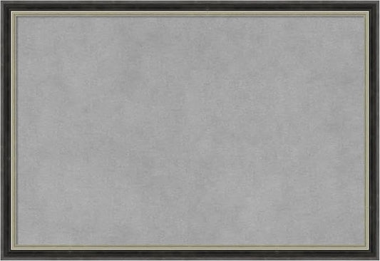 Amanti Art Black Framed Magnetic Board 13x19 Small Vision Board for use with Magnets, 100% Metal Sheet to Display Items as Office Decor or for Home Organization in mudroom, Kitchen or Kids Room