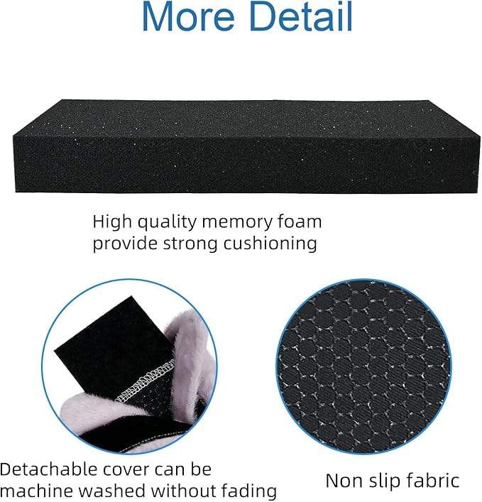 SPRING SEAON Wheelchair Armrest Covers 2 Pack Soft Memory Foam Wheelchair armrest Pads Wicking Washable for Office Transport Chair (Purple)