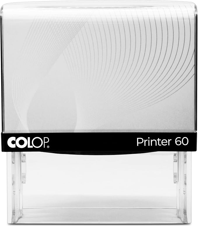 COLOP XXL Size Self Inking Custom Signature Stamp - Choose from Many Fonts & 15 Ink Colors
