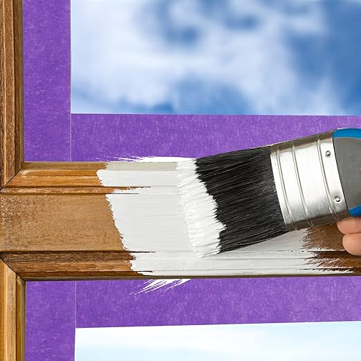 KIWIHUB Purple Painters Tape,1 inch x 60 Yards - Medium Adhesive Masking Tape for Painting,Labeling,DIY Crafting,Decoration and School Projects