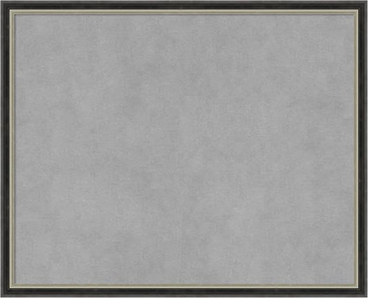 Amanti Art Black Framed Magnetic Board 17x21 Small Vision Board for use with Magnets, 100% Metal Sheet to Display Items as Office Decor or for Home Organization in mudroom, Kitchen or Kids Room