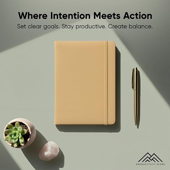 Dated, 2026 Planner, 5.8” x 8.3” - The #1 Productivity Planner to Achieve Your 2026 Goals - Planner 2026-2027 by PRODUCTIVITY STORE (A5, CREAM)