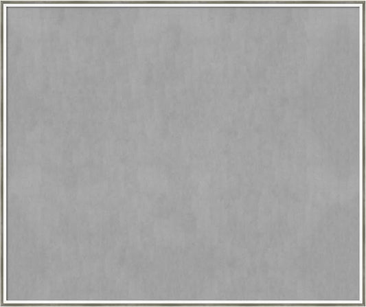 Amanti Art Silver Framed Magnetic Board 41x49 Oversize Vision Board for use with Magnets, 100% Metal Sheet to Display Items as Office Decor or for Home Organization in mudroom, Kitchen or Kids Room