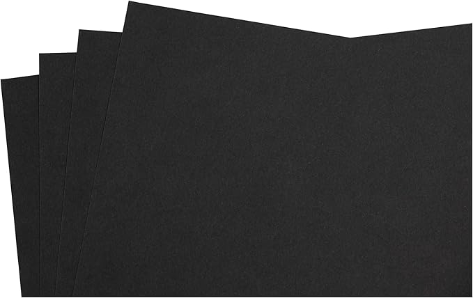 LUXPaper 8.5" x 11" Paper | Letter Size | Midnight Black | 28lb. (80lb. Text) | 250 Qty
