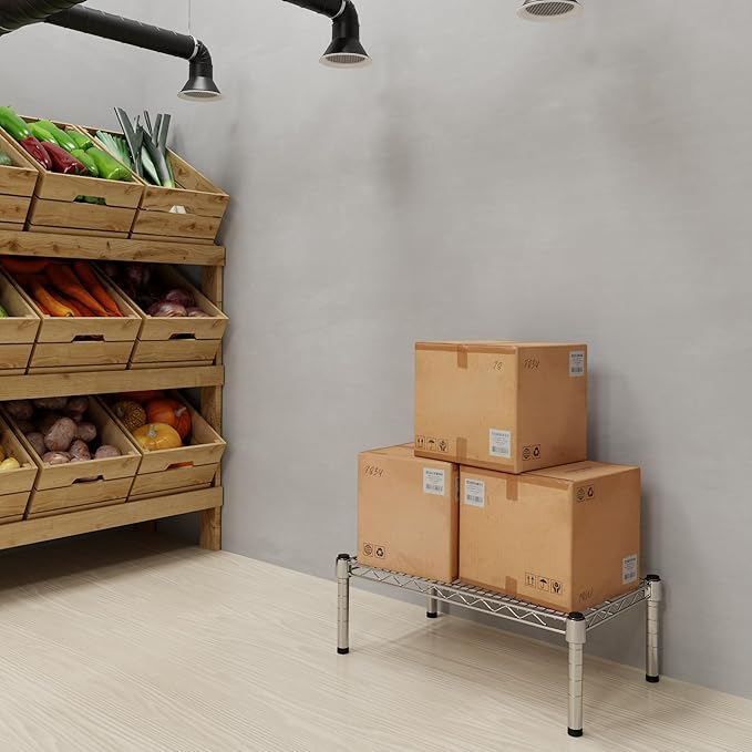 Regal Altair 14" Deep x 24" Wide x 8" Height Wire Shelving Kit | 1-Tier | NSF Commercial Storage Rack Unit