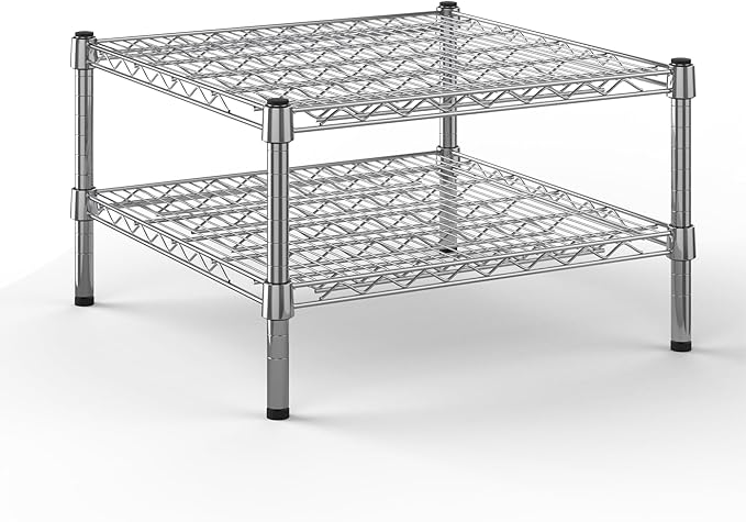 Regal Altair 24" Deep x 24" Wide x 14" Height Wire Shelving Kit | 2-Tier | NSF Commercial Storage Rack Unit