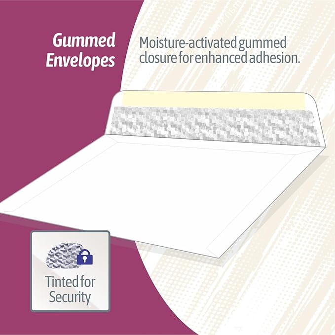 NextDayLabels - W-2 Tax Forms Double Window Security Envelopes, (Pack of 100 Envelope)