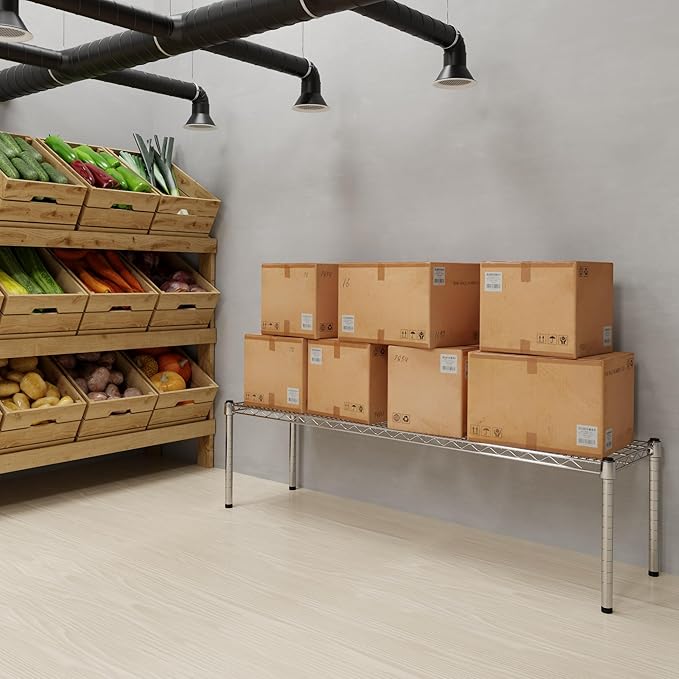 Regal Altair 14" Deep x 54" Wide x 14" Height Wire Shelving Kit | 1-Tier | NSF Commercial Storage Rack Unit