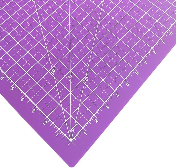 KC GLOBAL A1 (38"x26") Professional Grade Self-Healing Cutting Mat (Purple) - Odor-Free, Reversible, Eco-Friendly, Durable Bright Surface. Premium Desk Mat for Crafters, Quilters, and Hobbyist