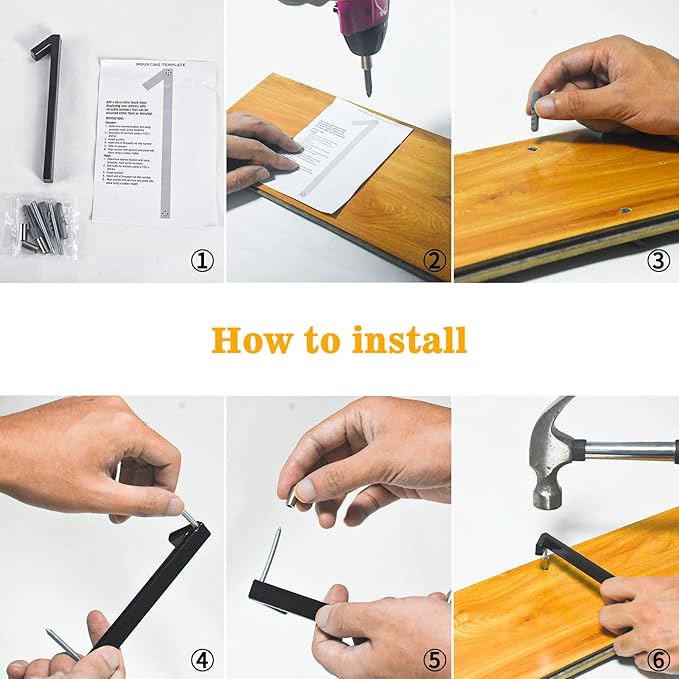5" Floating Stainless Steel Address House Number, Modern Metal Anti-Rust House Numbers with Nail Kits for Door Garden Mailbox Decor Visibility Signage (2)