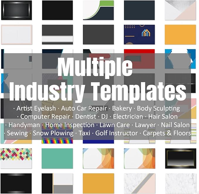 Custom Business Cards Double-Sided Personalized Stationery | Professional 300GSM Matte Paper for Small Business | 3.5x2 Inch
