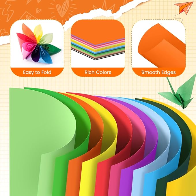 Black Cardstock Bulk 40 Sheets 8.5 x 11 Inches, 180GSM/65LB Colored Card Stock Paper, Construction Craft Paper for DIY Crafts, Card Making, Scrapbooking & Printing