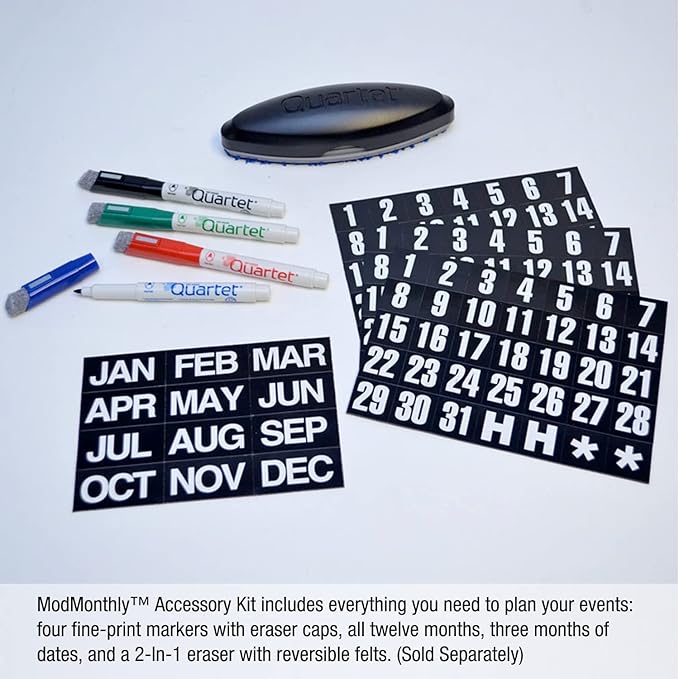 Ultimate Office Magnetic Dry-Erase Whiteboard ModMonthly Planning Calendars (Set of 3)